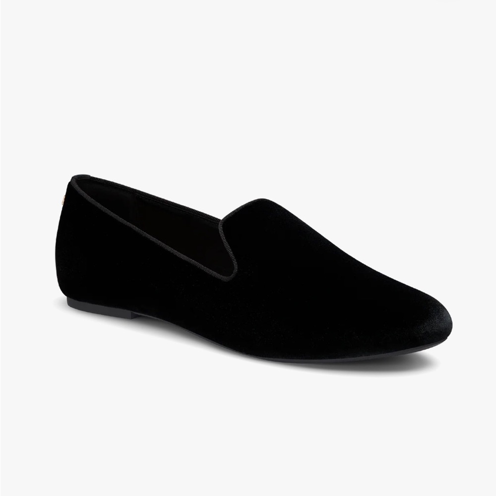Black Velvet Loafers Birdie